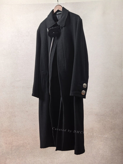 Yohji Yamamoto 19AW Limited Silver Buckle Coat