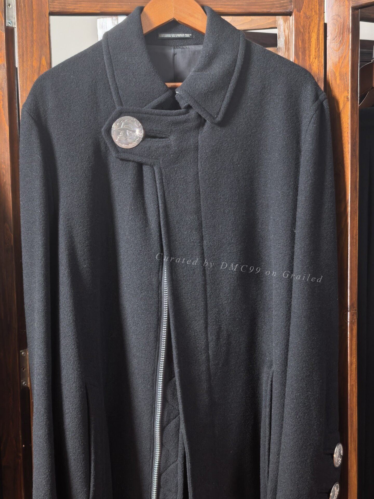 Yohji Yamamoto 19AW Limited Silver Buckle Coat