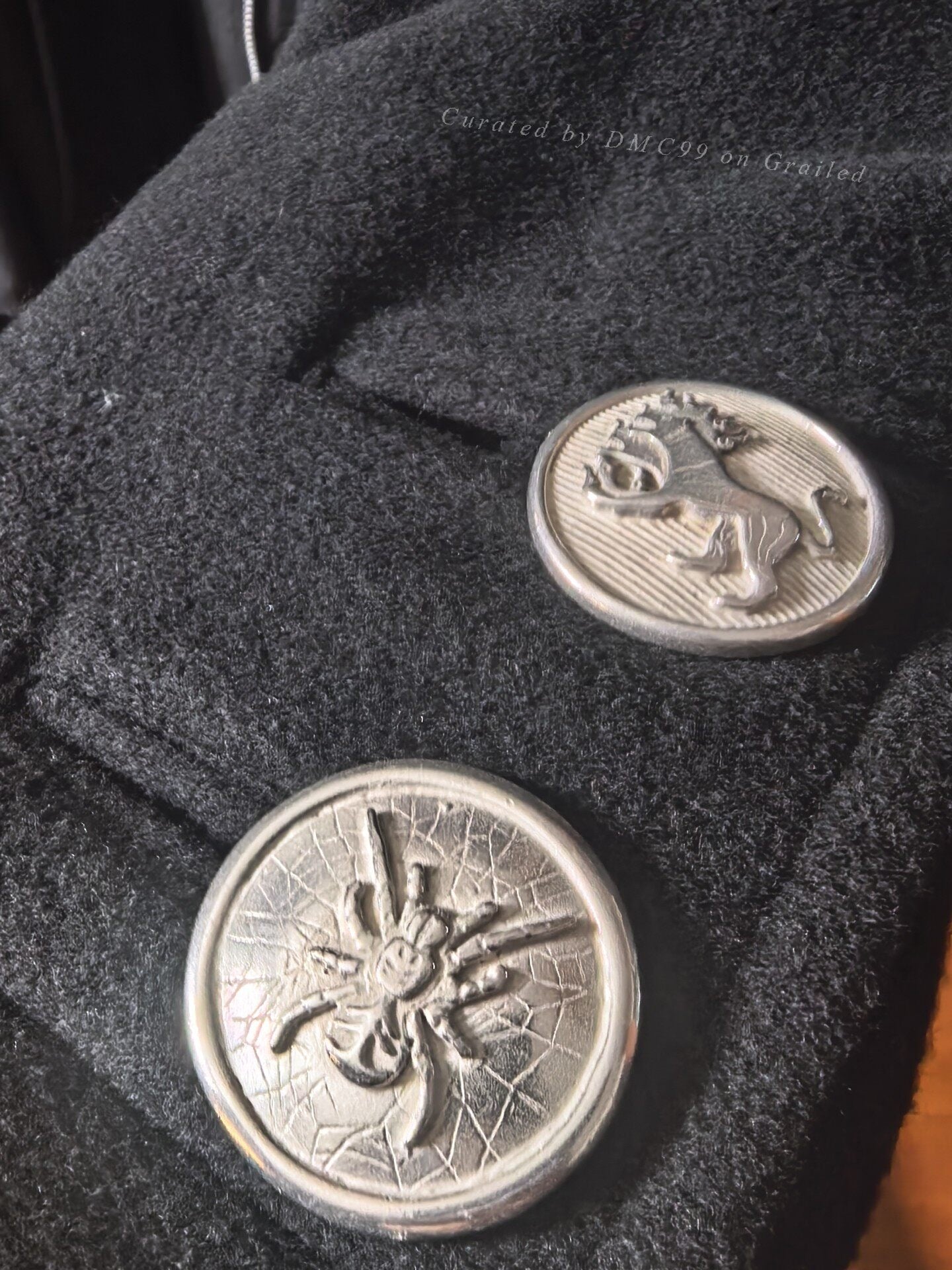 Yohji Yamamoto 19AW Limited Silver Buckle Coat