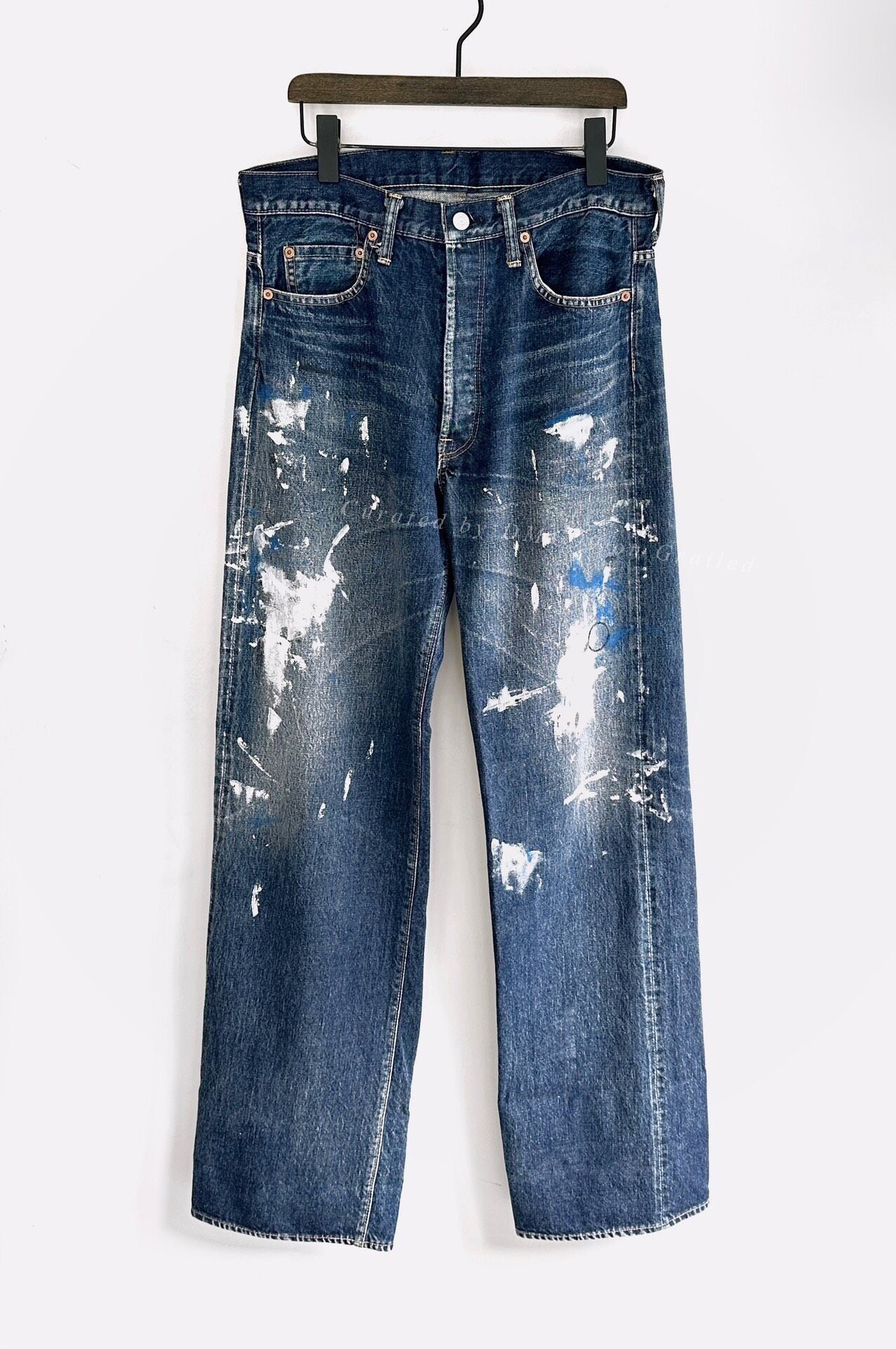 Yohji Yamamoto 2002 Hand-Painted Jeans