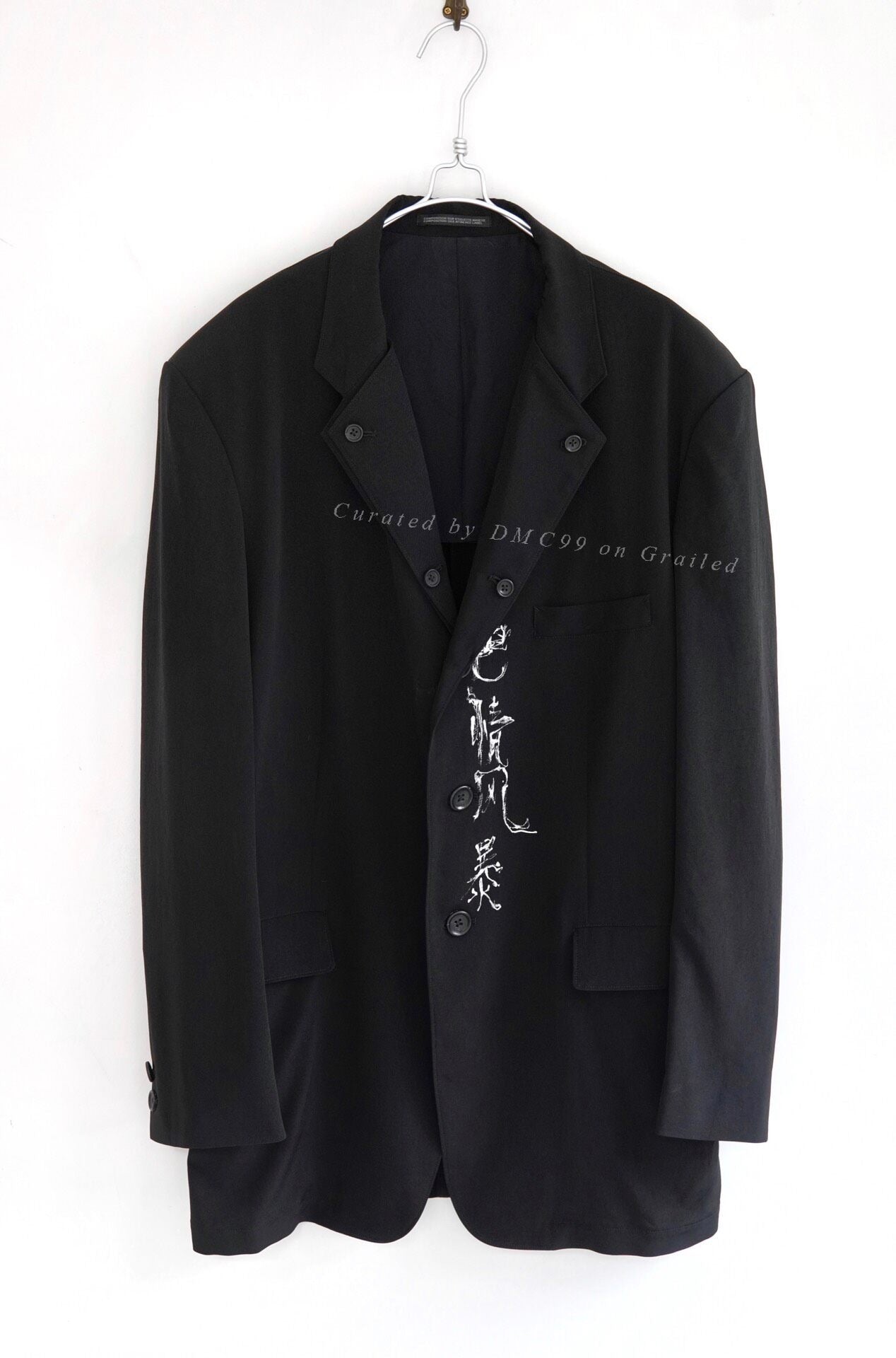 Yohji Yamamoto Pour Homme S/S 2023 Triacetate Jacket