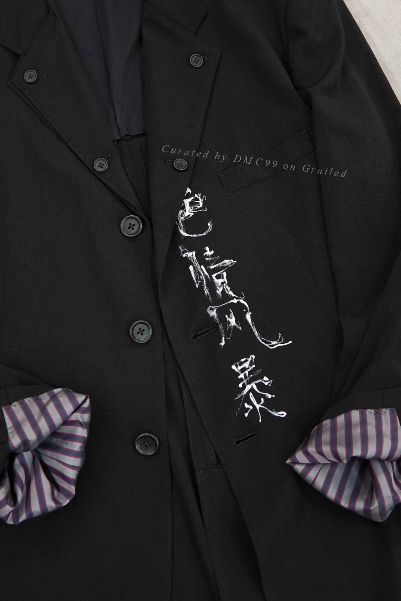 Yohji Yamamoto Pour Homme S/S 2023 Triacetate Jacket