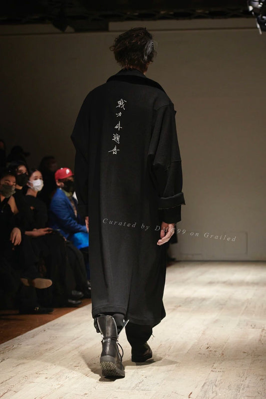 Yohji Yamamoto A/W 2022 Embroidered Coat