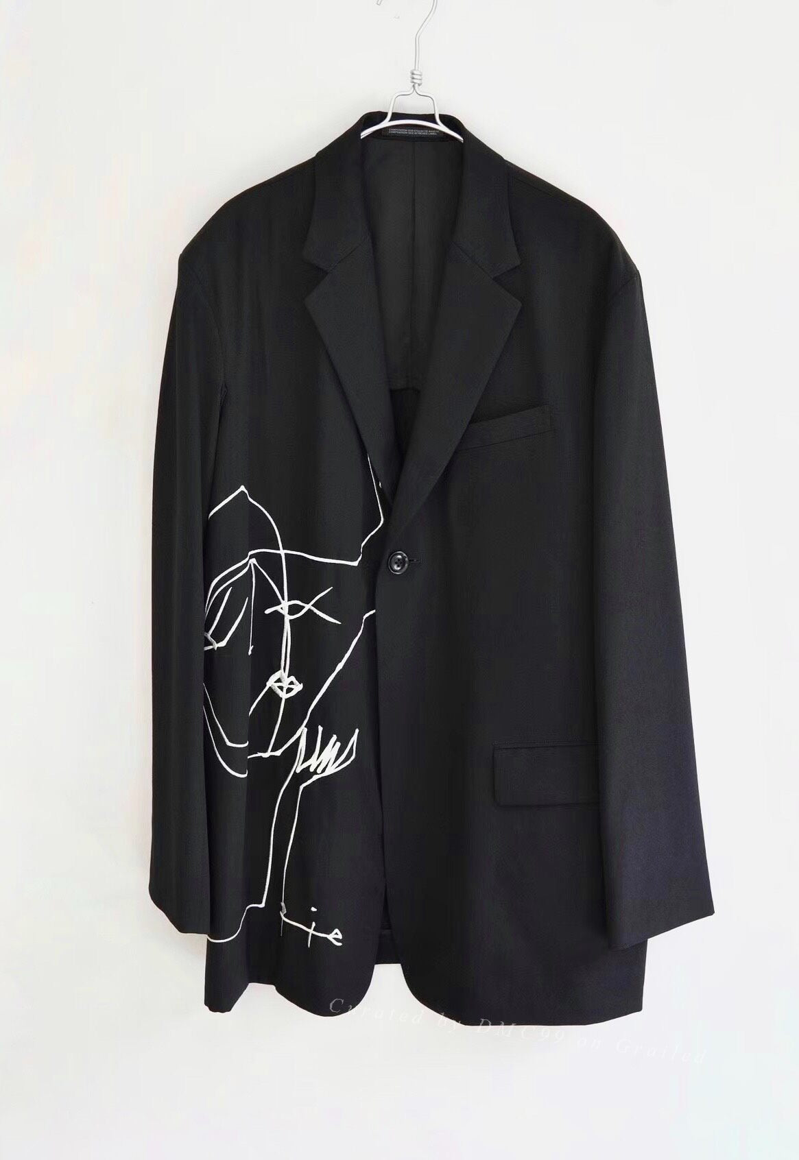 Yohji Yamamoto A/W 2016 Miyazawa Embroidery Wool JKT