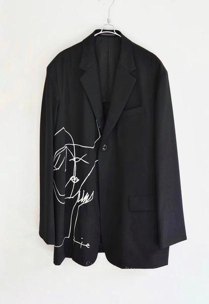 Yohji Yamamoto A/W 2016 Miyazawa Embroidery Wool JKT