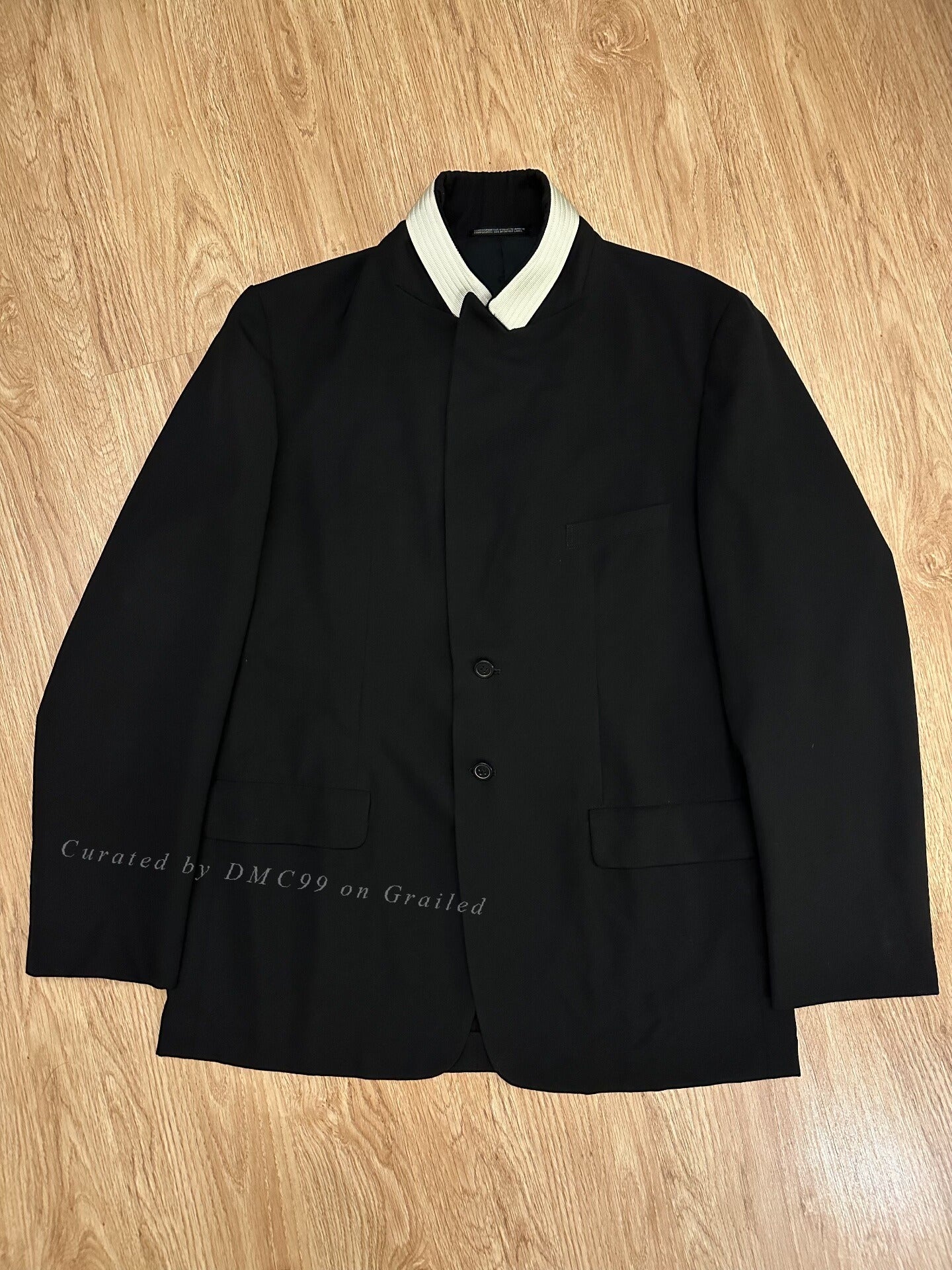 Yohji Yamamoto 00SS Black Wool Suit