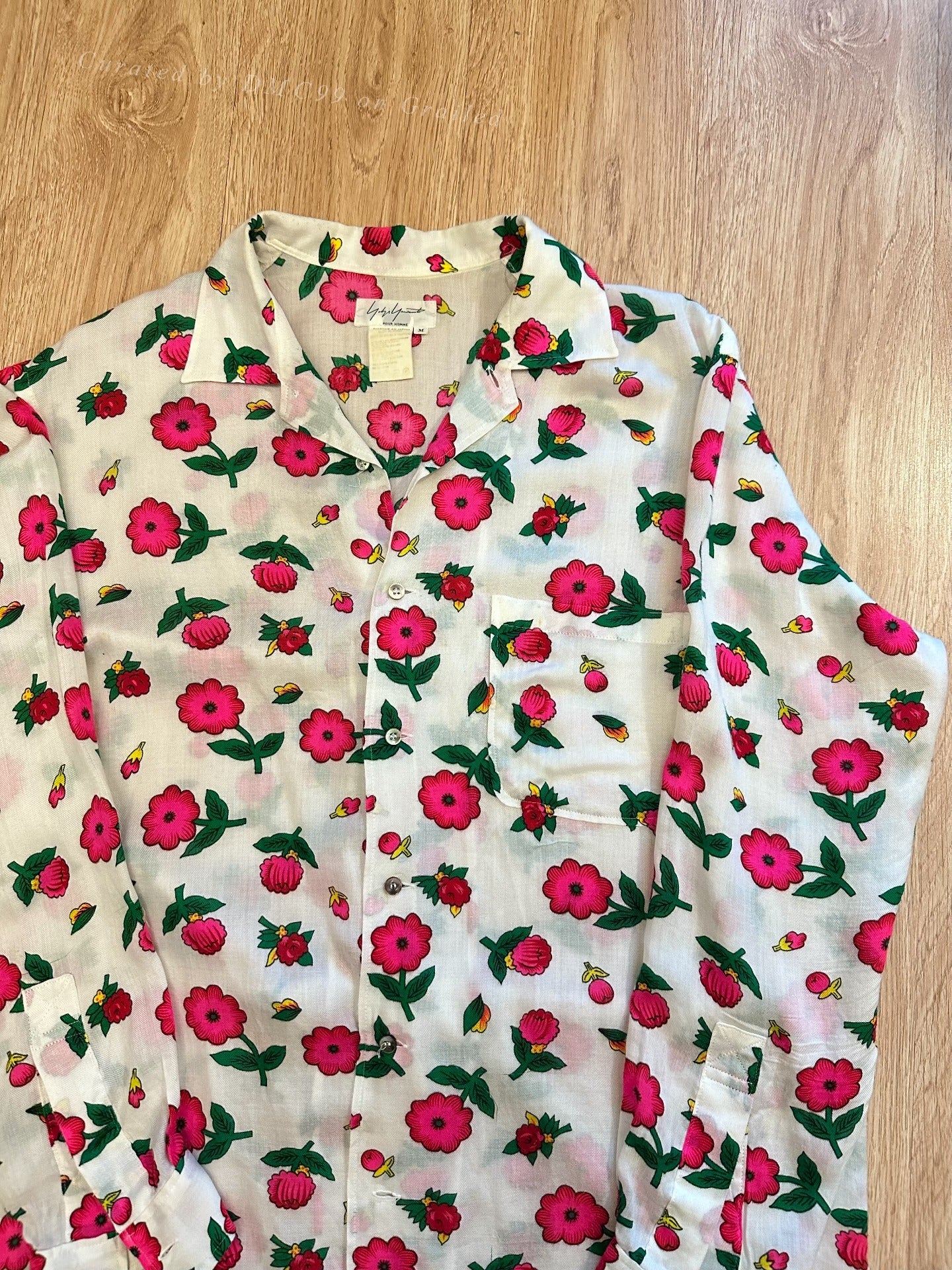Yohji Yamamoto 96SS Floral Shirt