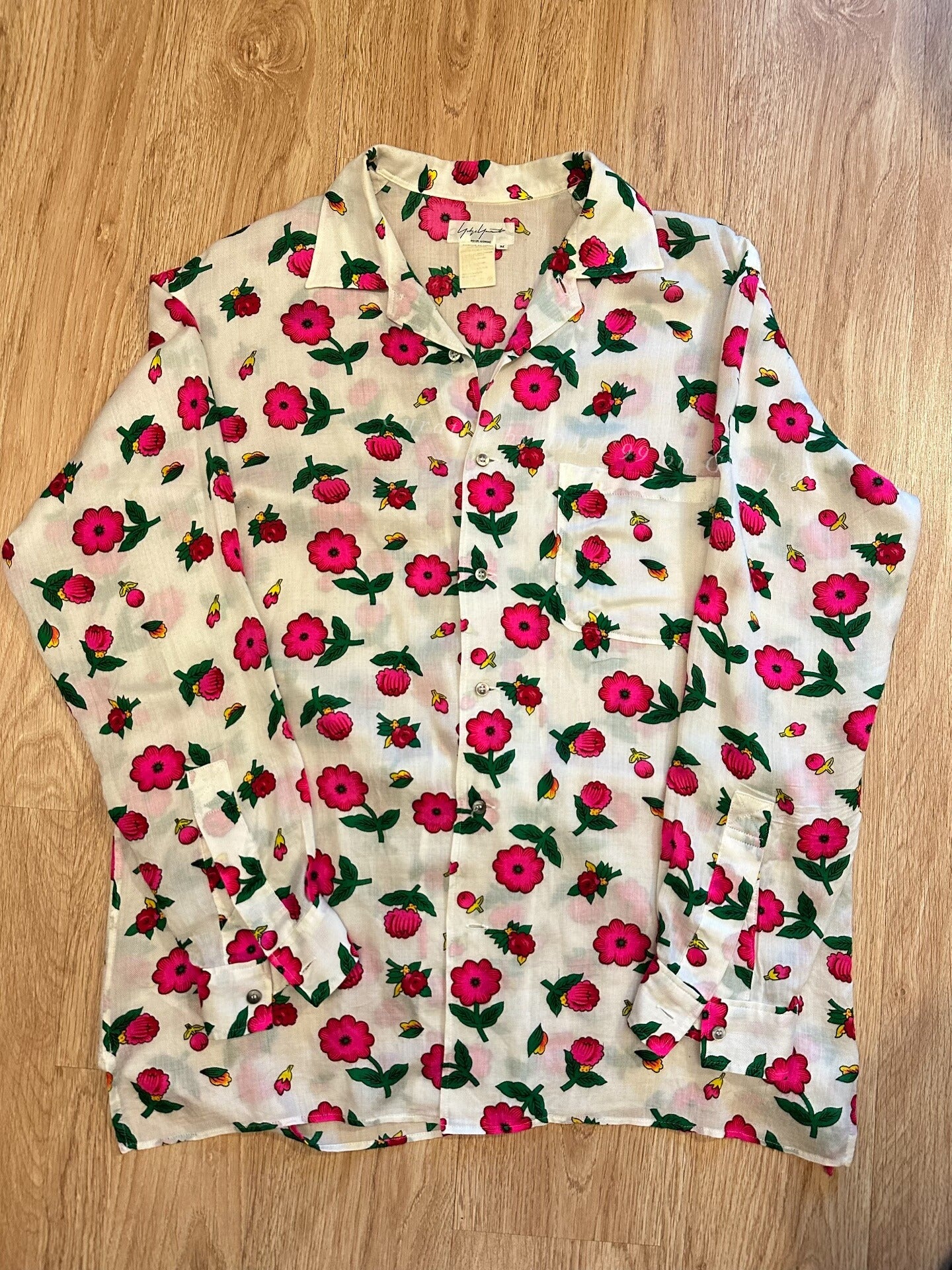 Yohji Yamamoto 96SS Floral Shirt