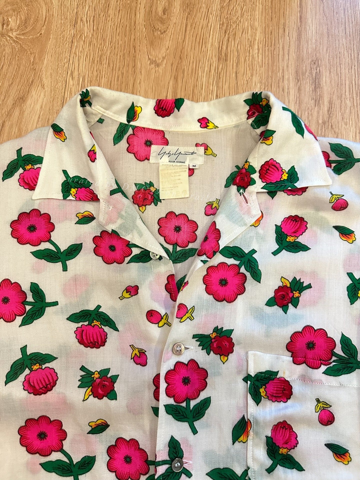 Yohji Yamamoto 96SS Floral Shirt