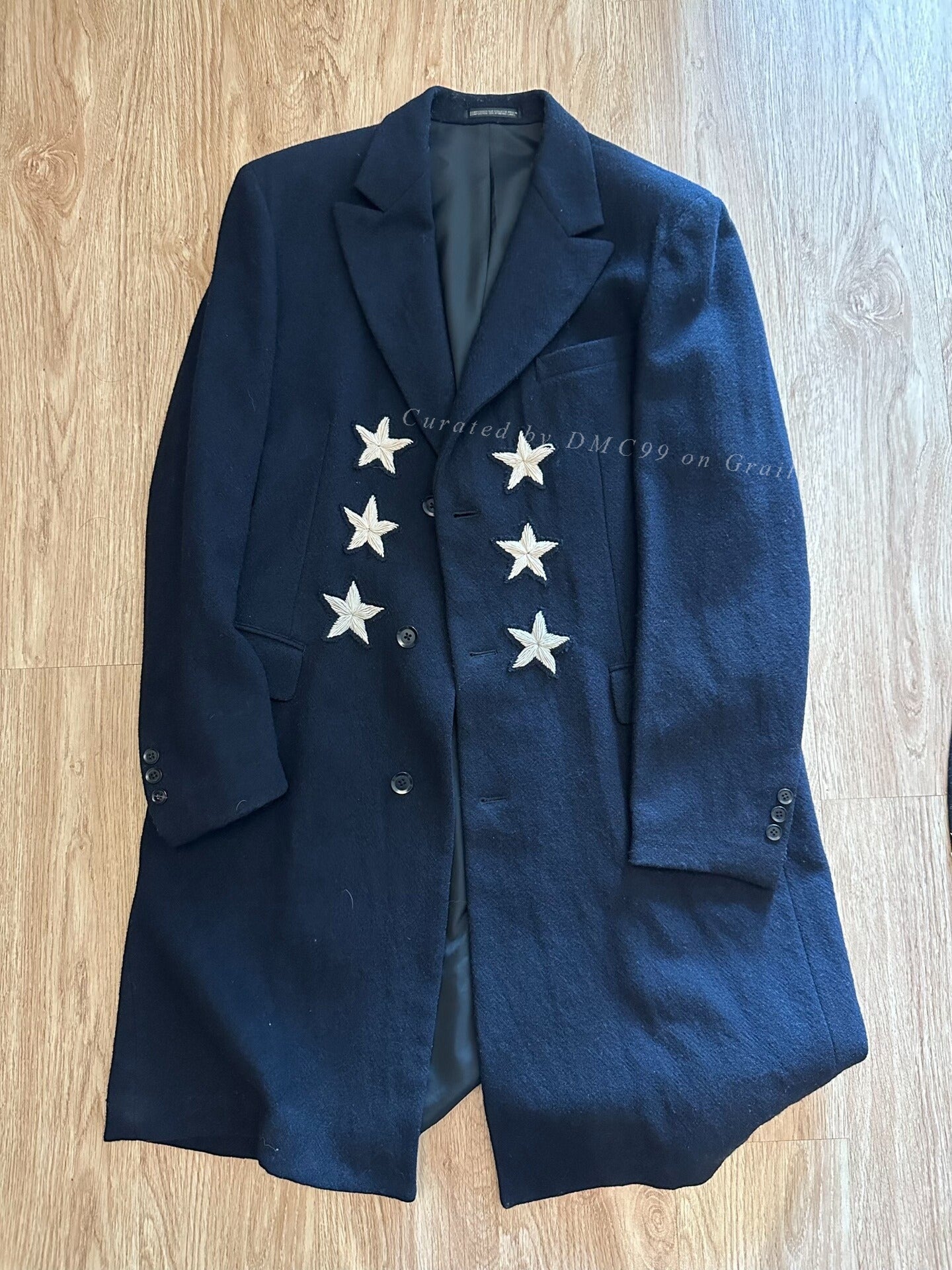 Yohji Yamamoto 2006AW Baroque Star Embroidery Coat