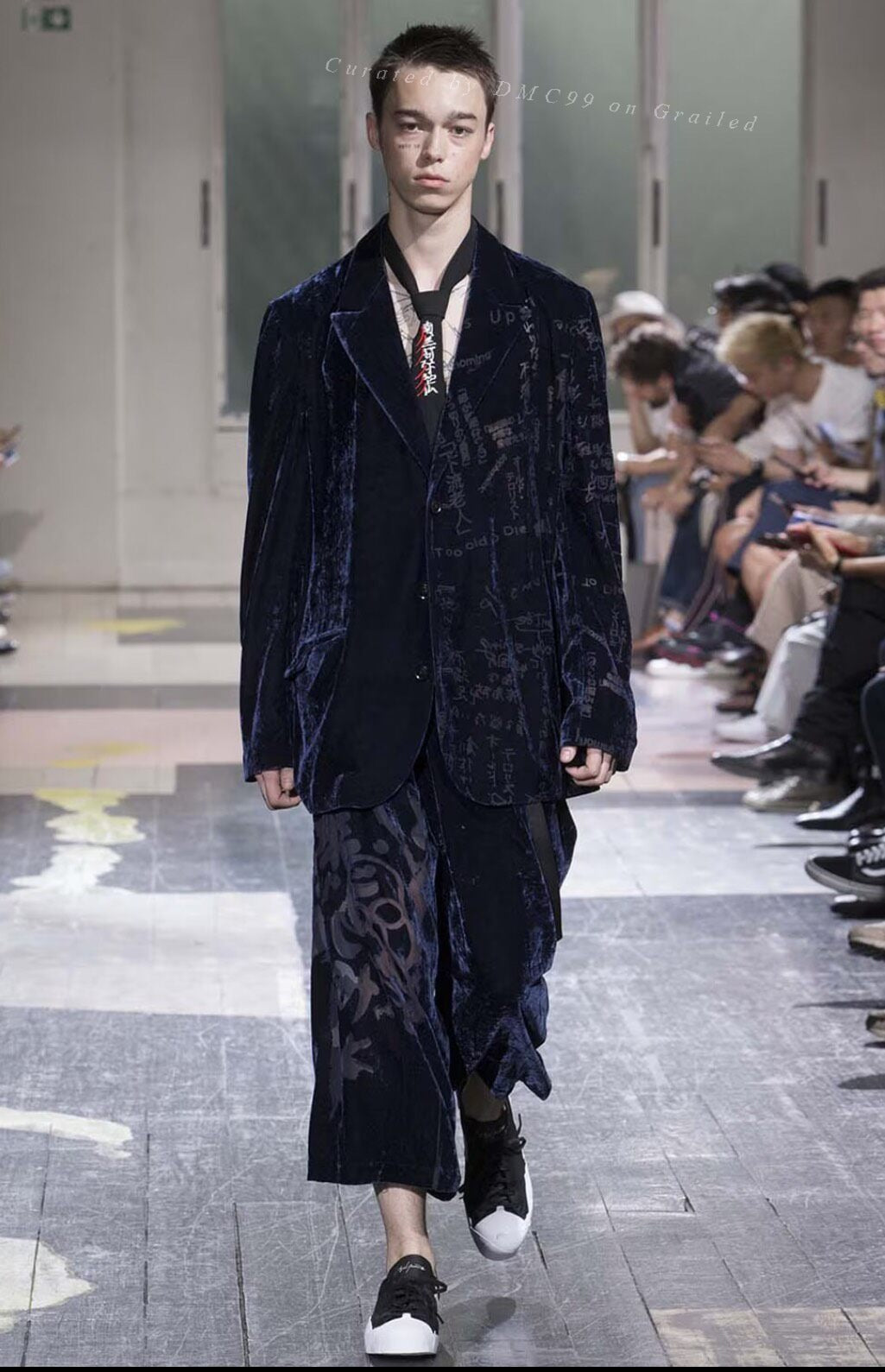 Yohji Yamamoto Pour Homme S/S 2018 Amida Buddha Tie