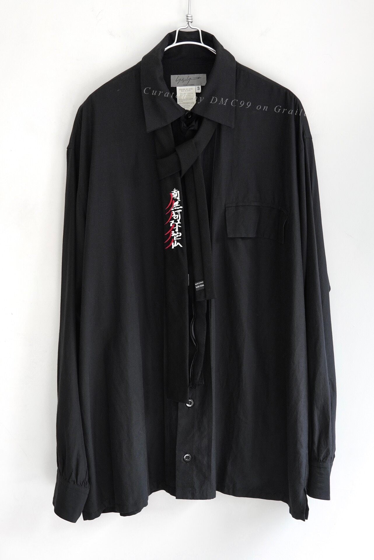 Yohji Yamamoto Pour Homme S/S 2018 Amida Buddha Tie