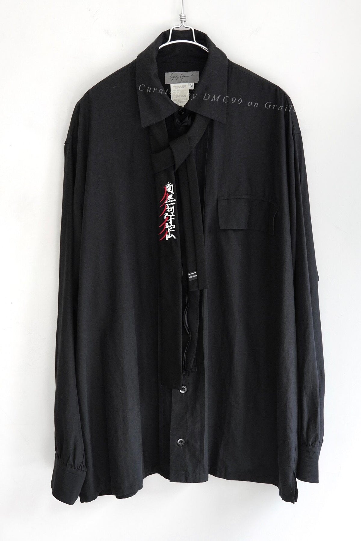 Yohji Yamamoto Pour Homme S/S 2018 Amida Buddha Tie