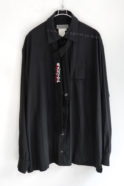 Yohji Yamamoto Pour Homme S/S 2018 Amida Buddha Tie