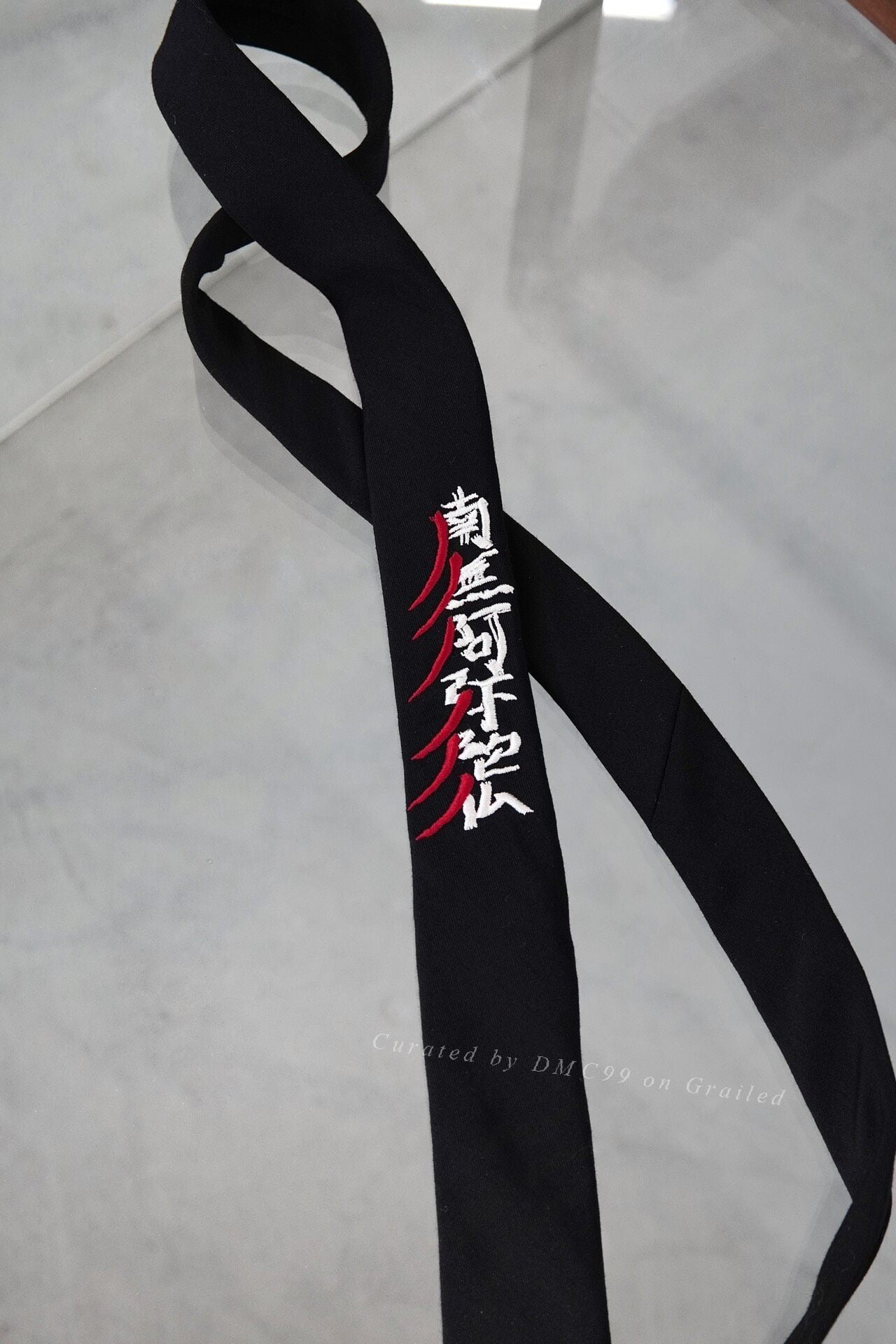 Yohji Yamamoto Pour Homme S/S 2018 Amida Buddha Tie