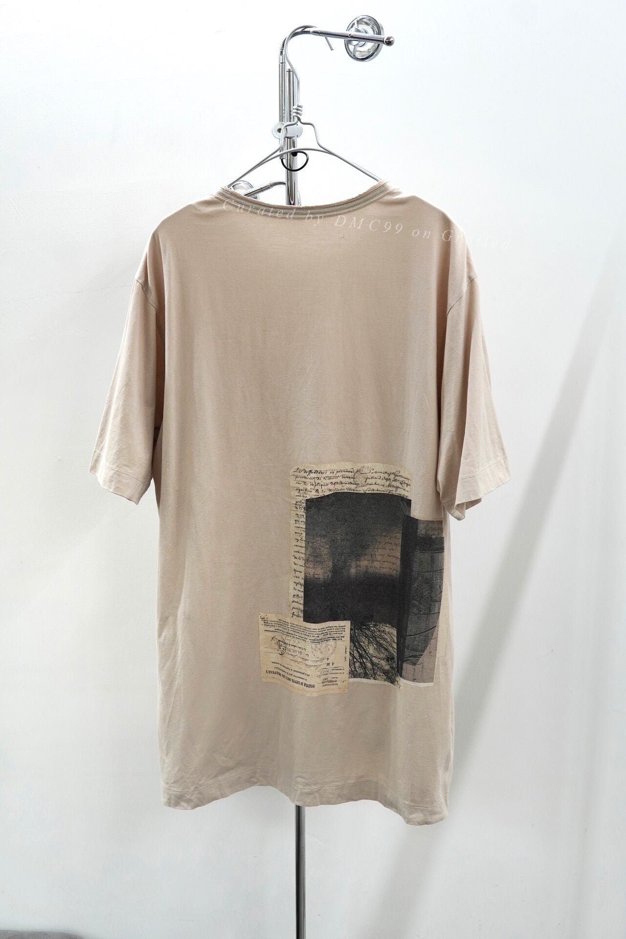 Ziggy Chen S/S 2020 Back Postcard Patchwork Tee
