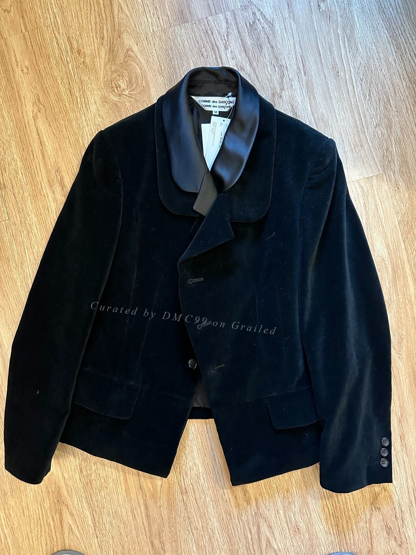 Comme des Garcons CDG 24AW Velvet Layered Blazer