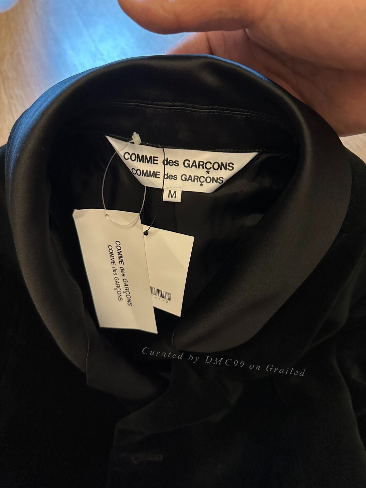 Comme des Garcons CDG 24AW Velvet Layered Blazer