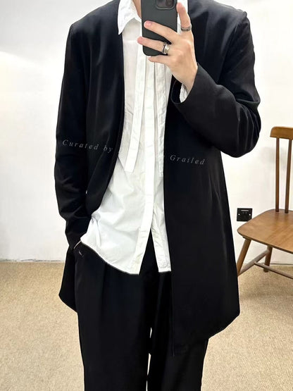 Yohji Yamamoto S/S 2016 Ribbon Shirt