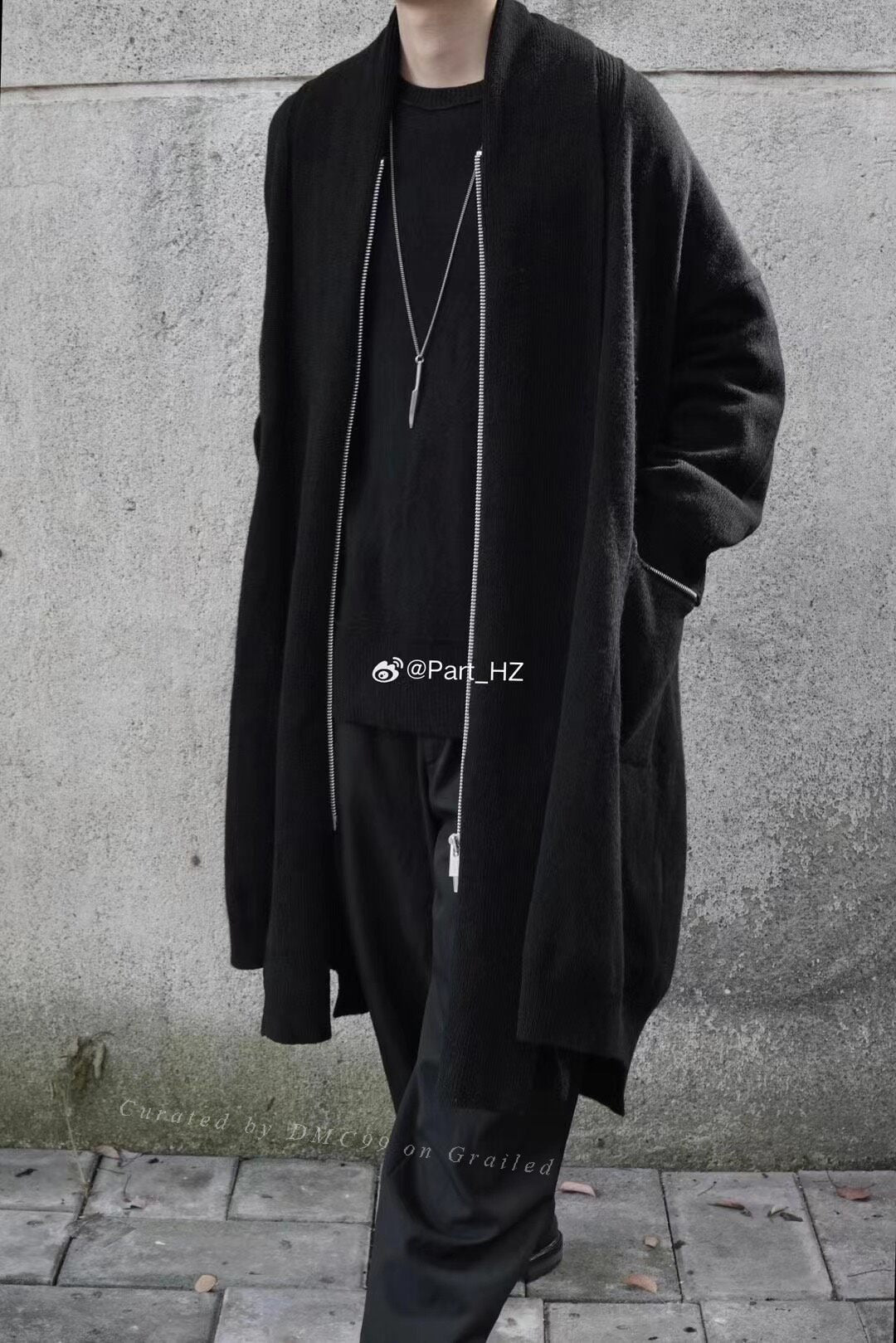 Yohji Yamamoto Pour Homme A/W 2020 Wool Zip Coat