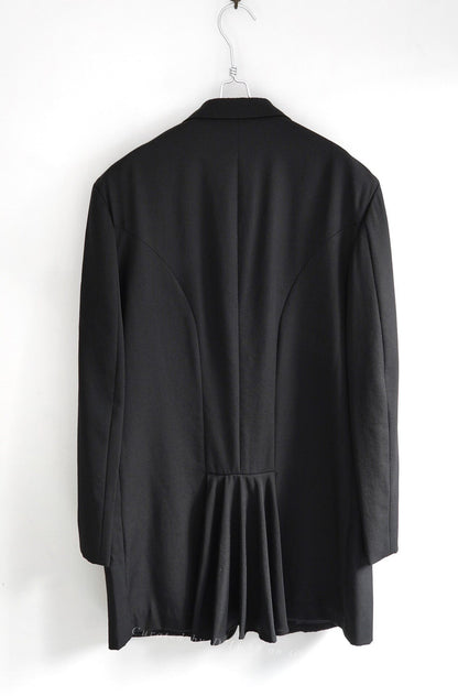 Yohji Yamamoto S/S 2022 Ring Zip Wool Coat