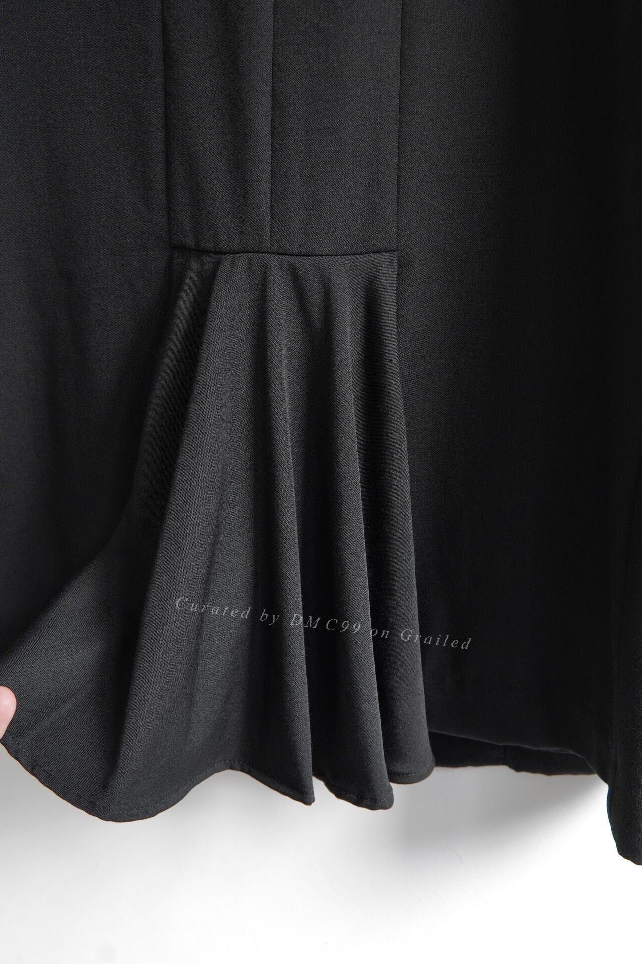 Yohji Yamamoto S/S 2022 Ring Zip Wool Coat