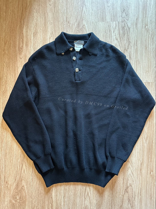 Yohji Yamamoto 80s Wool Polo Shirt