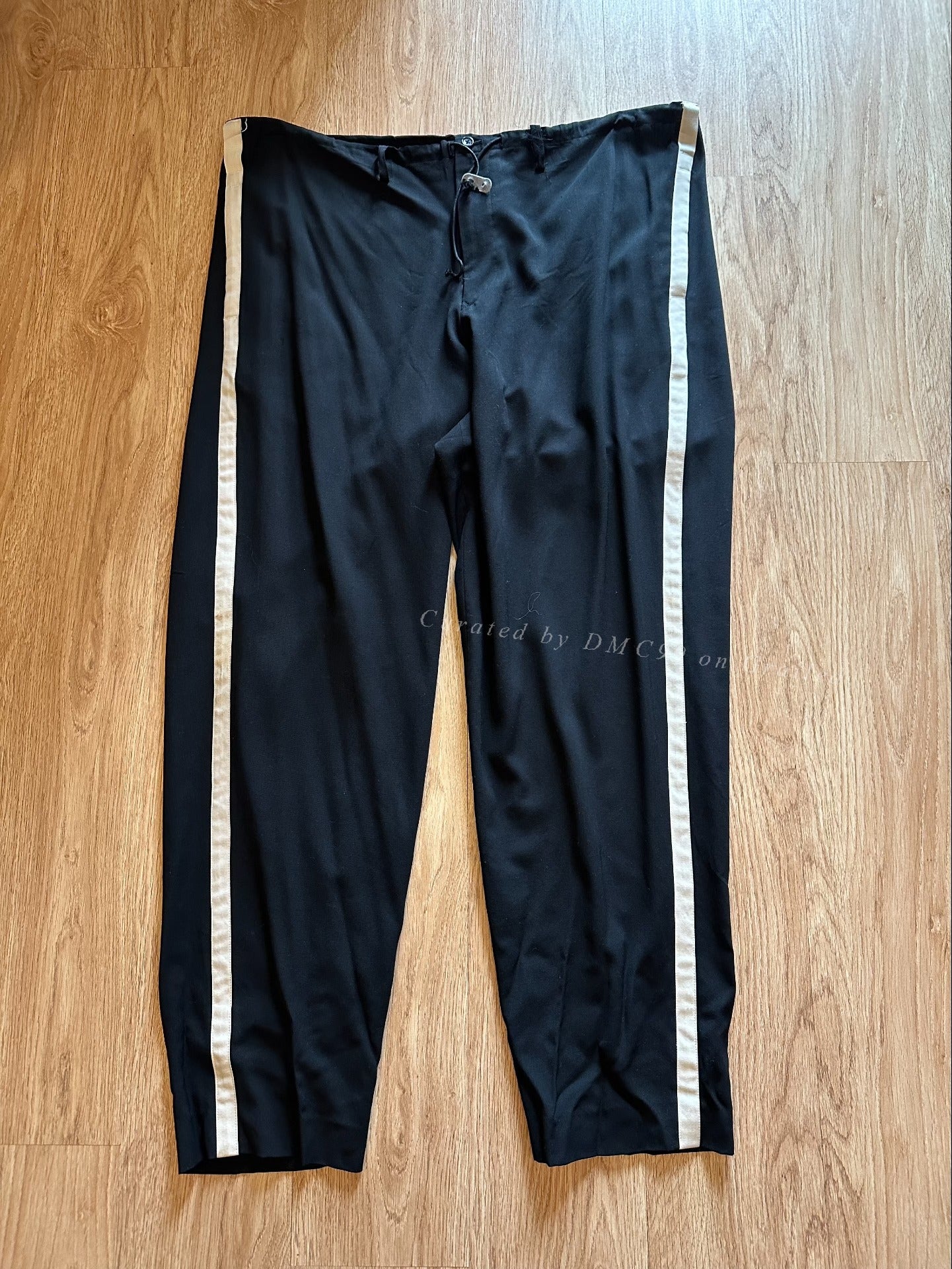 Yohji Yamamoto 96SS Side Stripe Wool Trousers