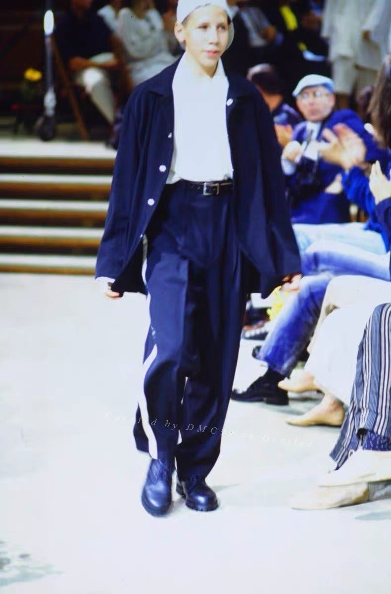 Yohji Yamamoto 96SS Side Stripe Wool Trousers