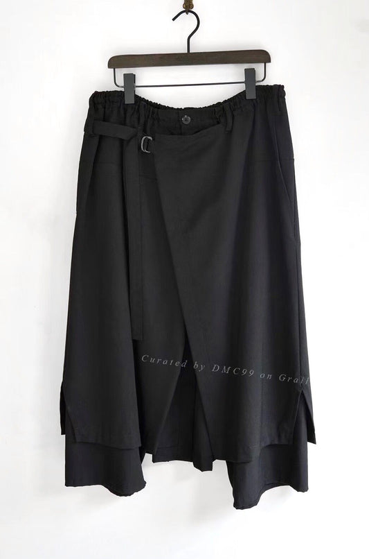 Yohji Yamamoto S/S 2020 Gaba Wool Skirt Pants