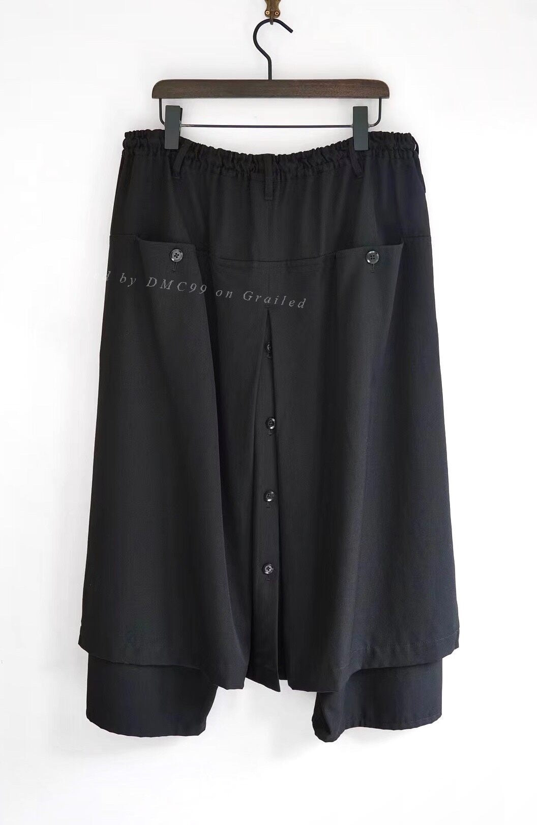 Yohji Yamamoto S/S 2020 Gaba Wool Skirt Pants
