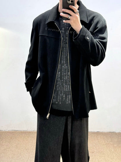Yohji Yamamoto A/W 1990 Zip Wool Jacket