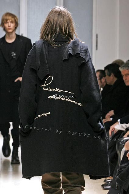 Yohji Yamamoto A/W 2007 Knit Sweater Coat