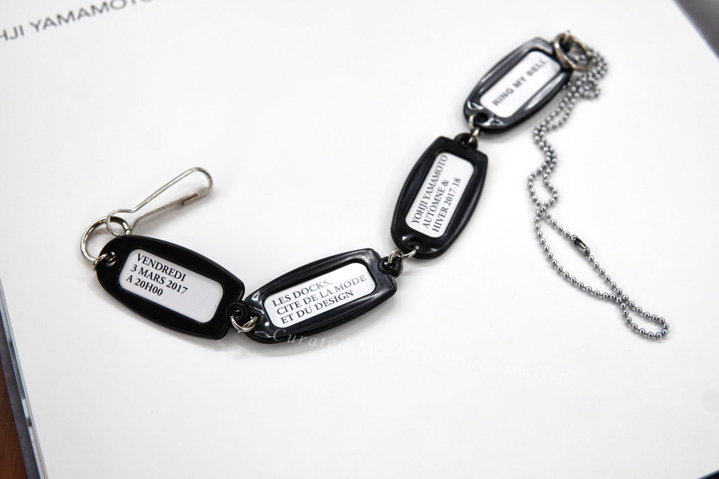 Yohji Yamamoto A/W 2017 'Ring My Bell' Chain