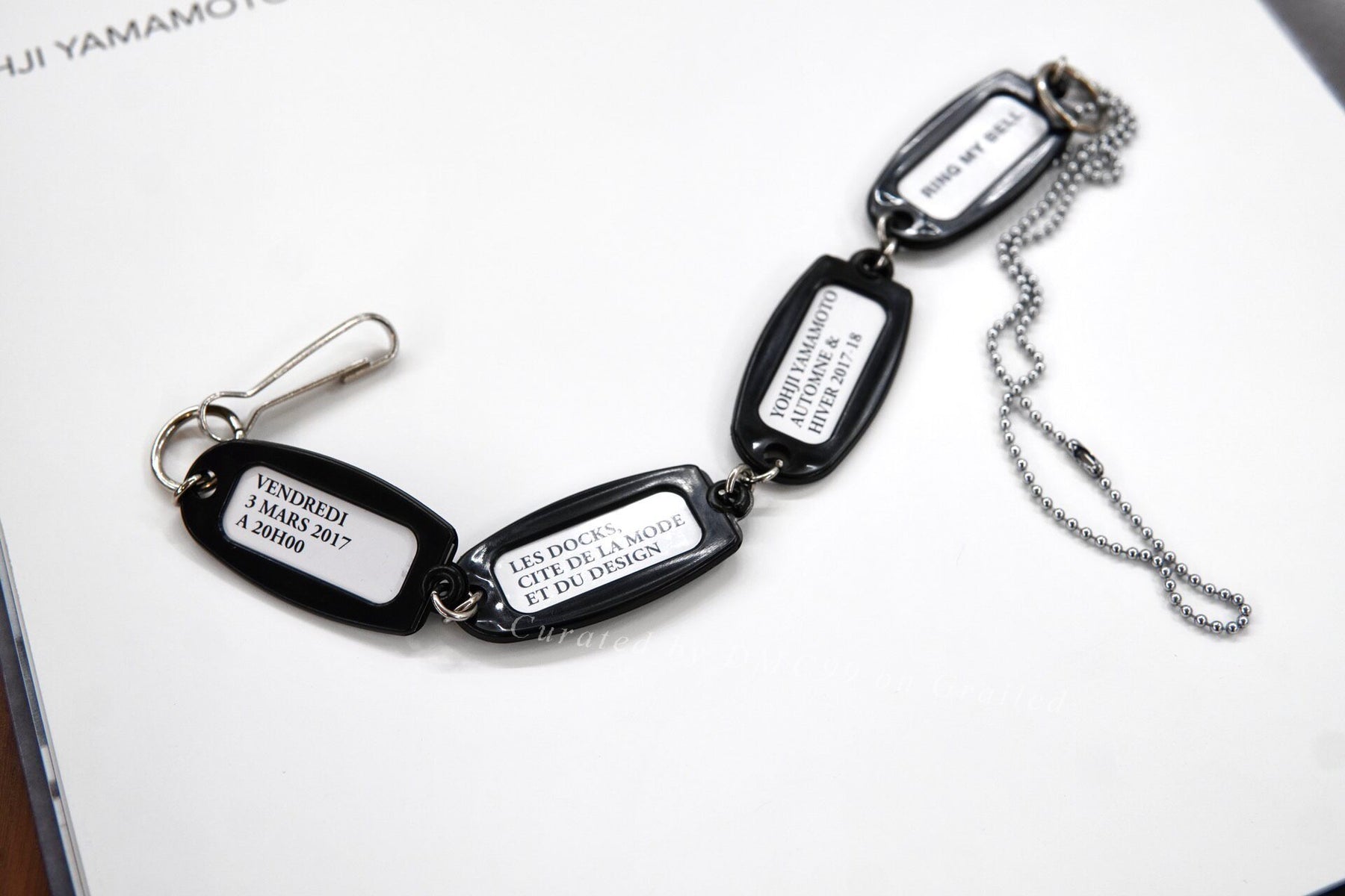 Yohji Yamamoto A/W 2017 'Ring My Bell' Chain