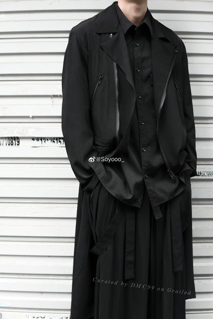 Yohji Yamamoto S/S 2019 Wool Suspender Pants