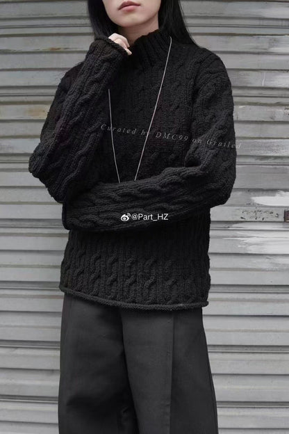 Yohji Yamamoto A/W 2003 Hand-Knit Sweater