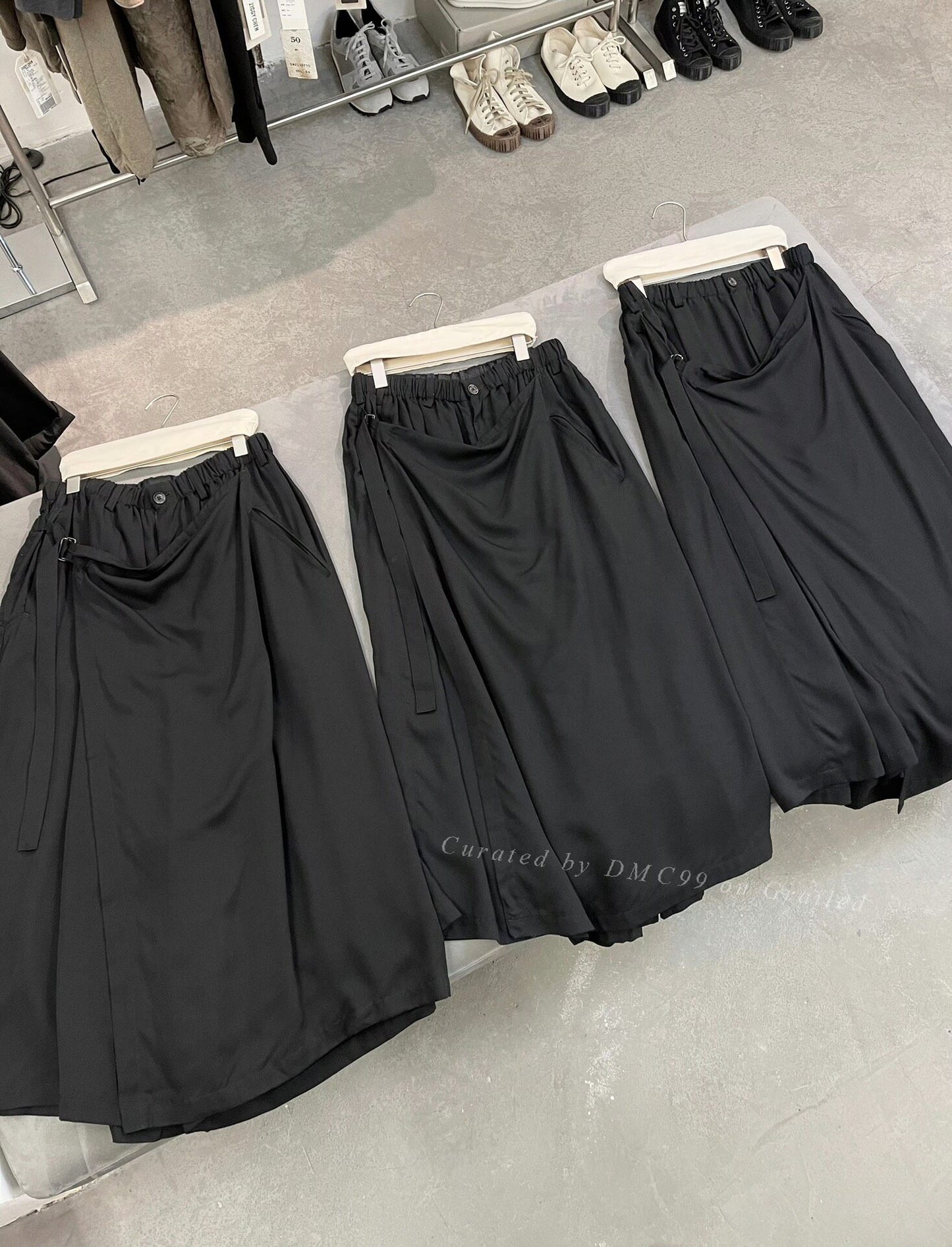 Yohji Yamamoto A/W 2019 Sash Culottes