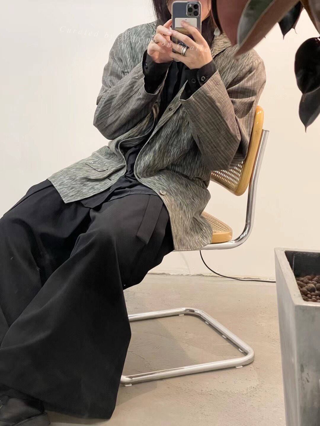 Yohji Yamamoto S/S 1999 Rayon Panel Coat
