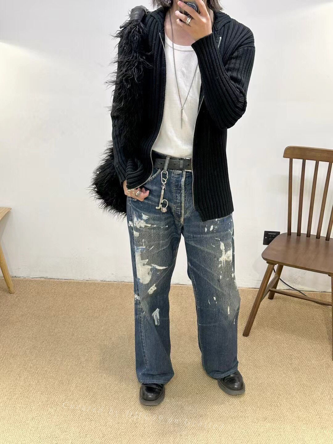Yohji Yamamoto Pour Homme 90s Zip Sweater
