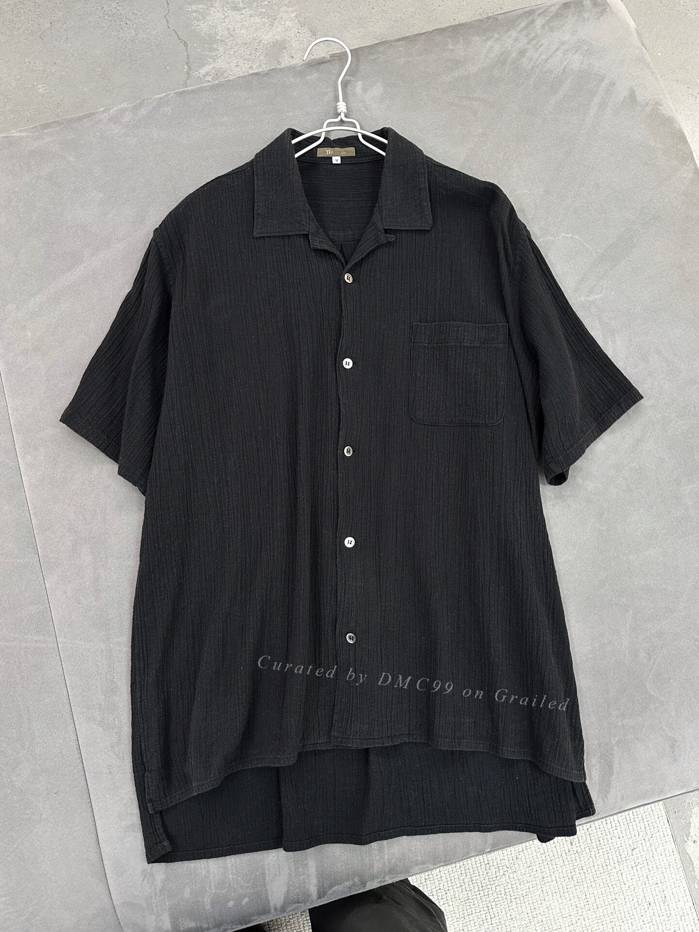 Yohji Yamamoto Y's 90s Textured Short Shirt