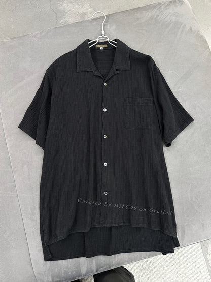 Yohji Yamamoto Y's 90s Textured Short Shirt