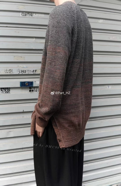 Yohji Yamamoto Pour Homme S/S 2021 Gradient Sweater