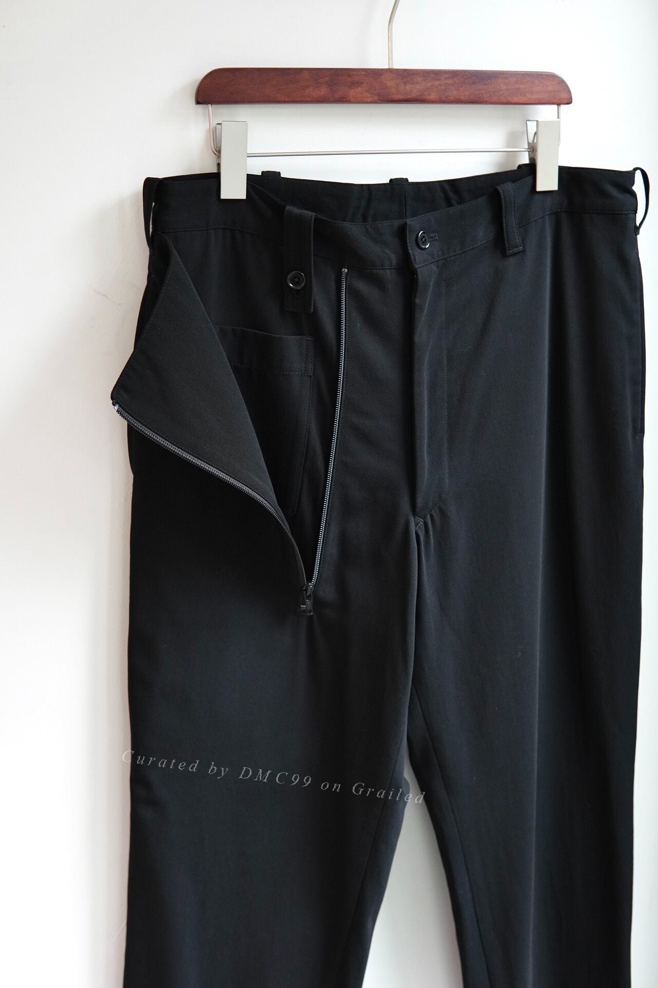 Yohji Yamamoto Pour Homme S/S 2009 Wool Zip Trousers