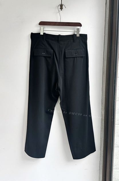 Yohji Yamamoto Pour Homme S/S 2009 Wool Zip Trousers