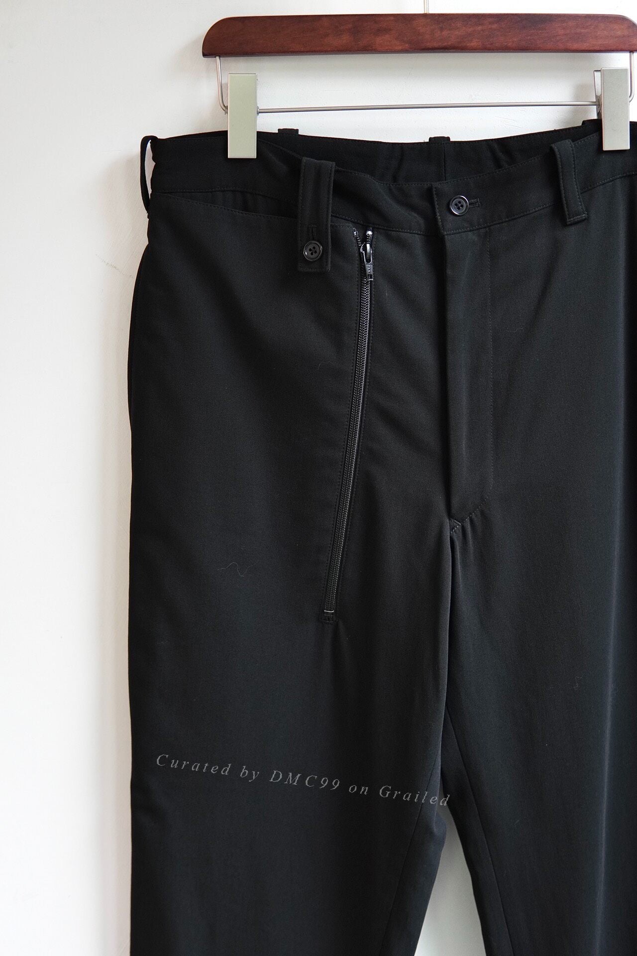 Yohji Yamamoto Pour Homme S/S 2009 Wool Zip Trousers