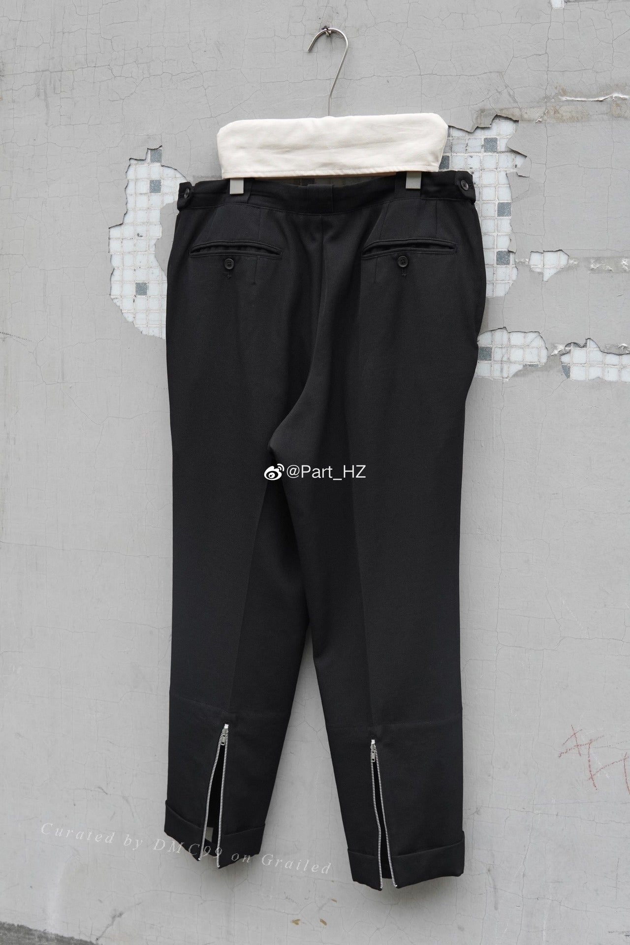 Yohji Yamamoto Pour Homme A/W 2004 Zip Wool Trousers