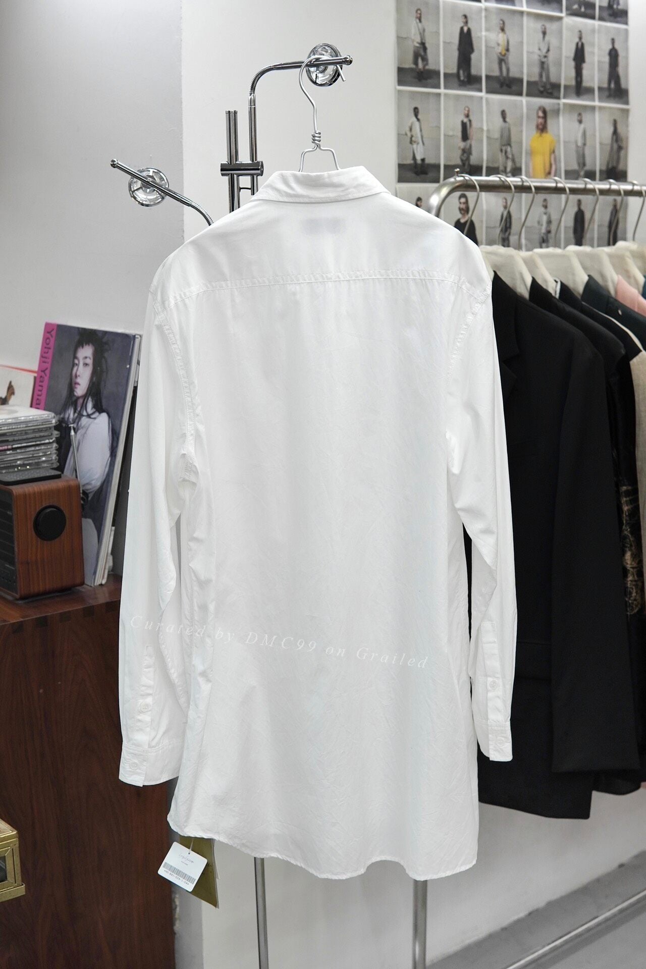 Yohji Yamamoto Pour Homme S/S 2021 Asymmetric Shirt