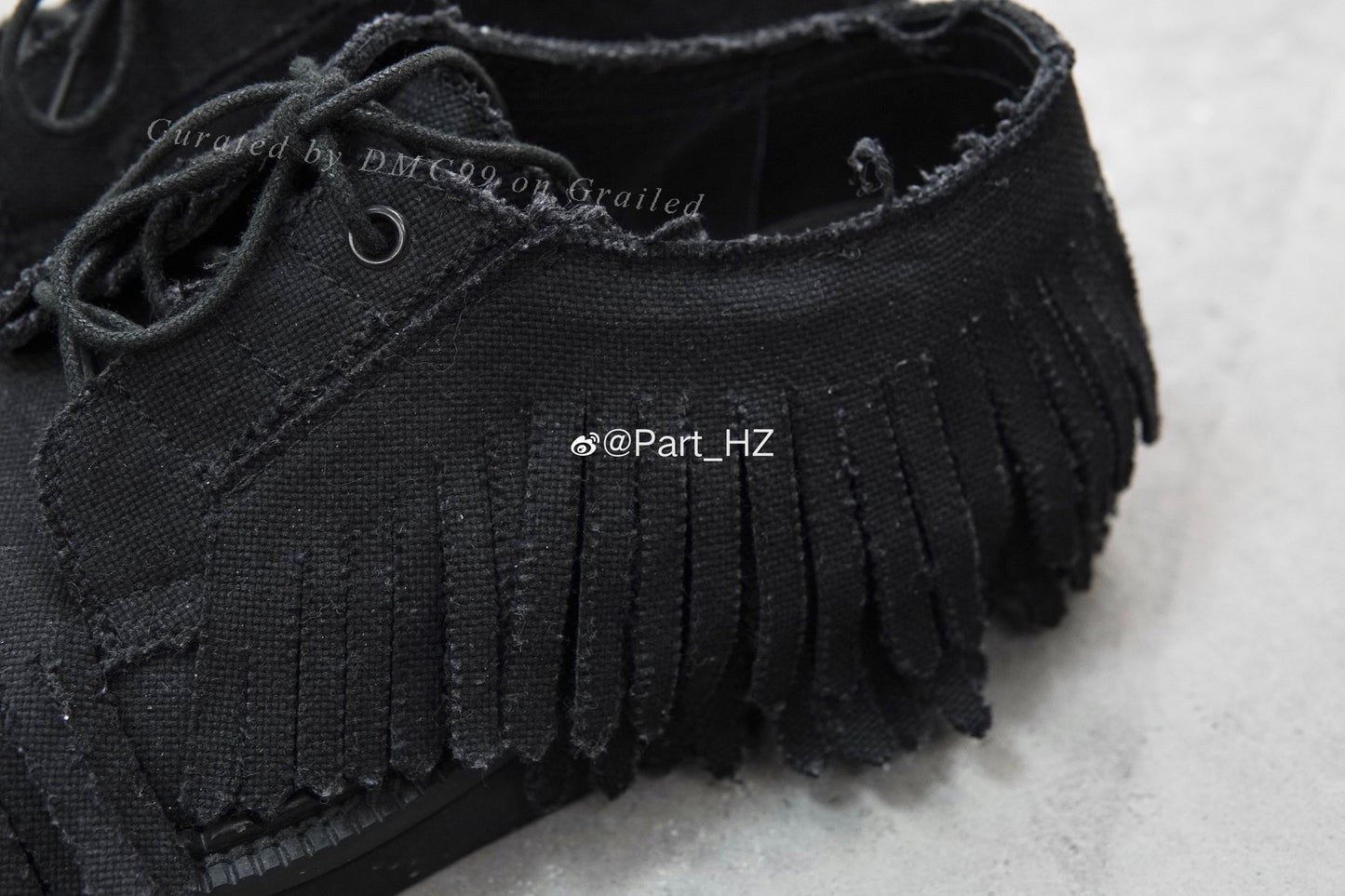 Yohji Yamamoto A/W 2018 Distressed Fringe Shoes