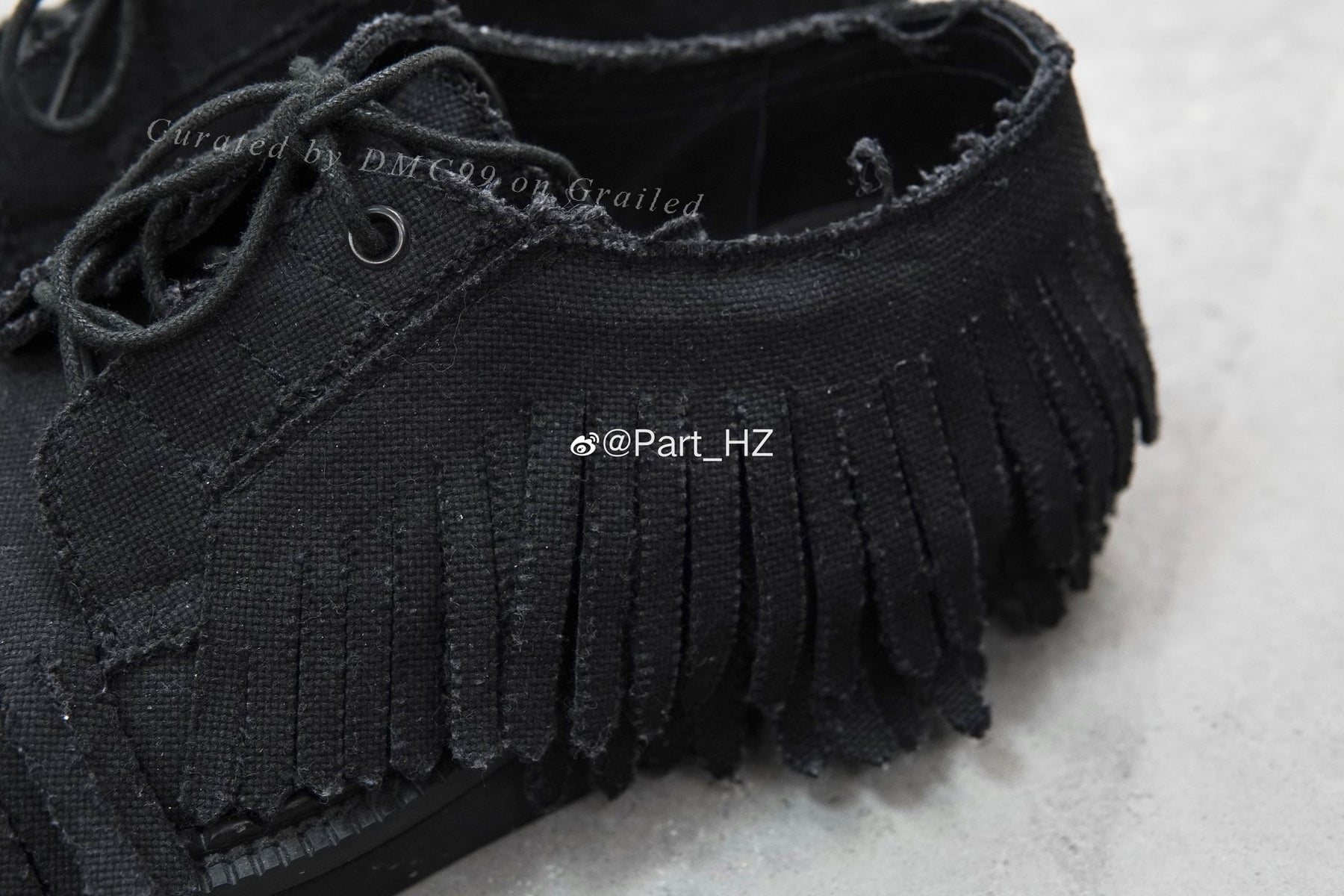 Yohji Yamamoto A/W 2018 Distressed Fringe Shoes